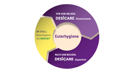 Desicare Dippmittelel für die Euterhygiene